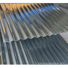 Plaque de carreaux en revêtement en zinc galvanisé Plaque en acier ondulé